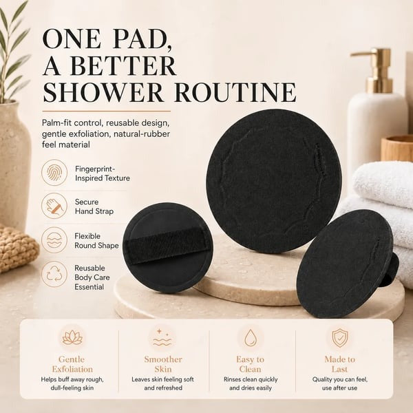 🧽Exfoliating Scrub Bath Pads — Deep Exfoliation, Reusable