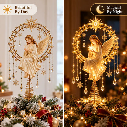 LED Angel Christmas Tree Topper
