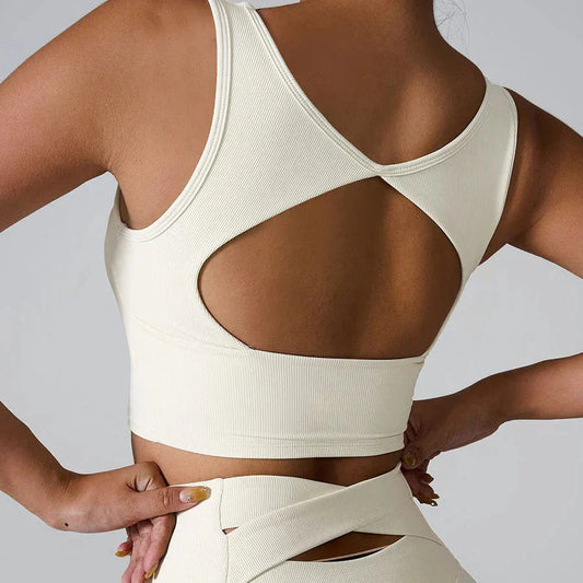 Whimsical Back Geometric Bra