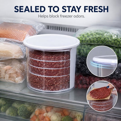 🍔Non-Stick Burger Mold Shaper with Freezer Storage Container
