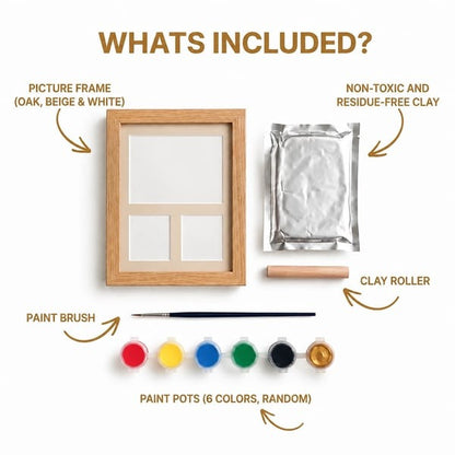 🐾 13.12-Inch Keepsake Clay Kit — Preserve the Imprint of a Beloved Pet or Loved One