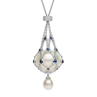 🎁Pearl & Gemstone Lavalier Pendant