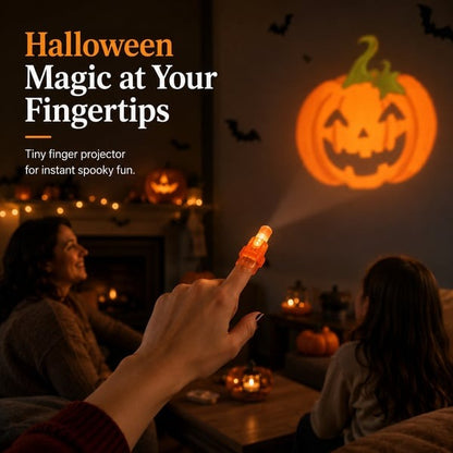 🎃36 Pcs - Halloween Finger Projector Lights