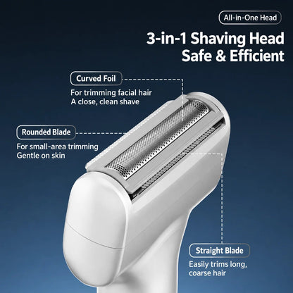  🪒Men's Rechargeable Foil Electric Shaver ⚡🧔