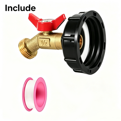 💧IBC Tote Adapter✅️275-330 Gallon Tote to Garden Hose Adapter