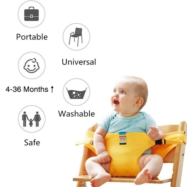 👶Baby High Chair Belt | Portable Safety Strap