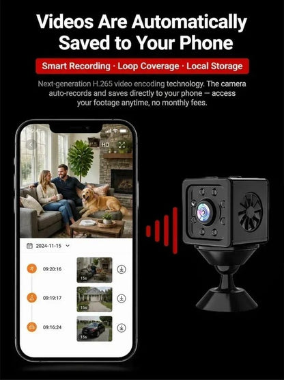 🛡️No Wi-Fi & No Wiring Needed — Lifetime Free Self-Networked Smart Camera!
