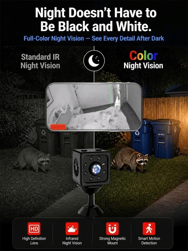 🛡️No Wi-Fi & No Wiring Needed — Lifetime Free Self-Networked Smart Camera!