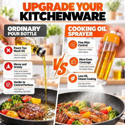 🧂Refillable Cooking Oil Sprayer | Bottom-Nozzle Design