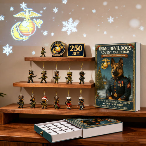 U.S. Marine Corps 250th Anniversary "Devil Dog" 2025 Christmas Calendar