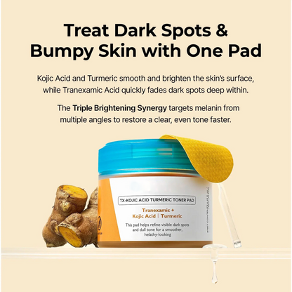 TX Turmeric Toner Pads 70 Sheets