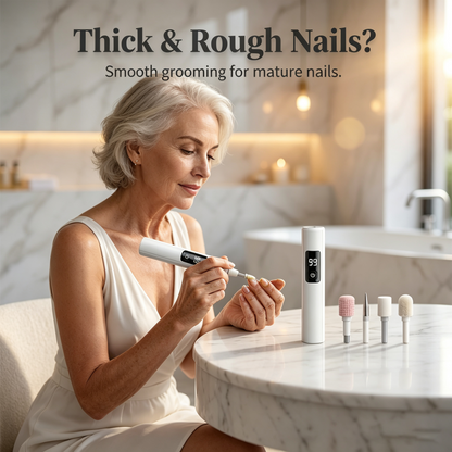 Professional Electric Nail Polisher – Smooths thick nails