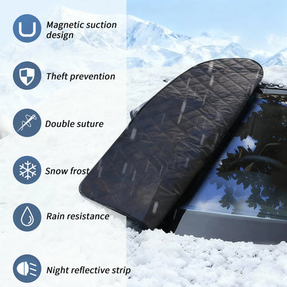 🚗4-Layer Magnetic Car Windshield Snow Cover