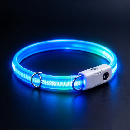 dht™⭐LED Light Up Dog Collar🌈Visible at a distance during the night