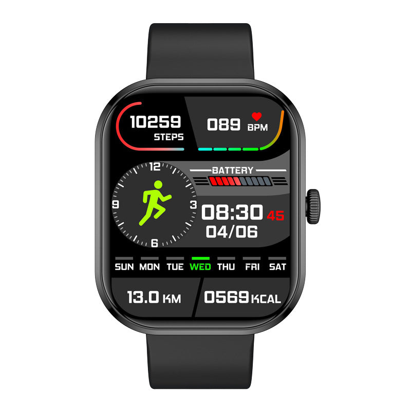 Multifunctional Health Monitoring Fashion Bluetooth Smartwatch