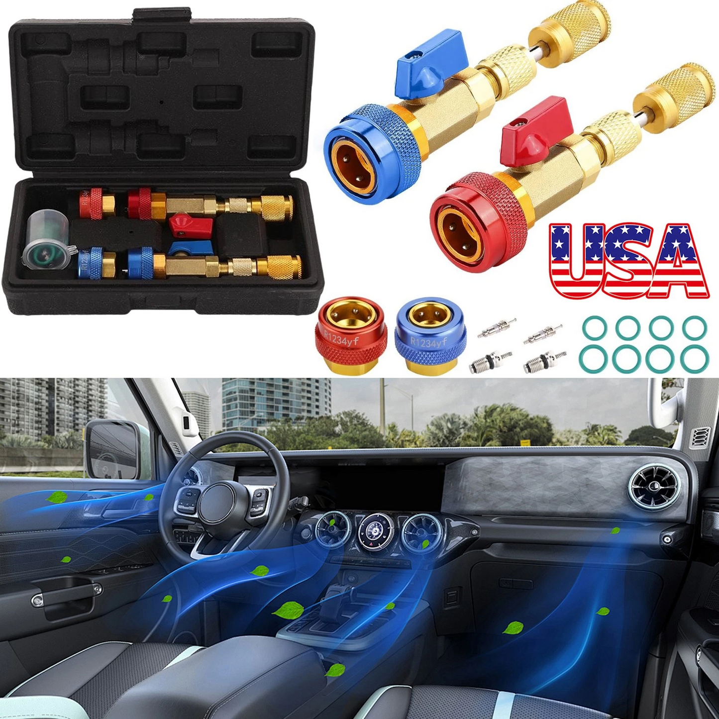 Universal AC Valve Core Remover Tool for Automotive & Household HVAC/R Systems