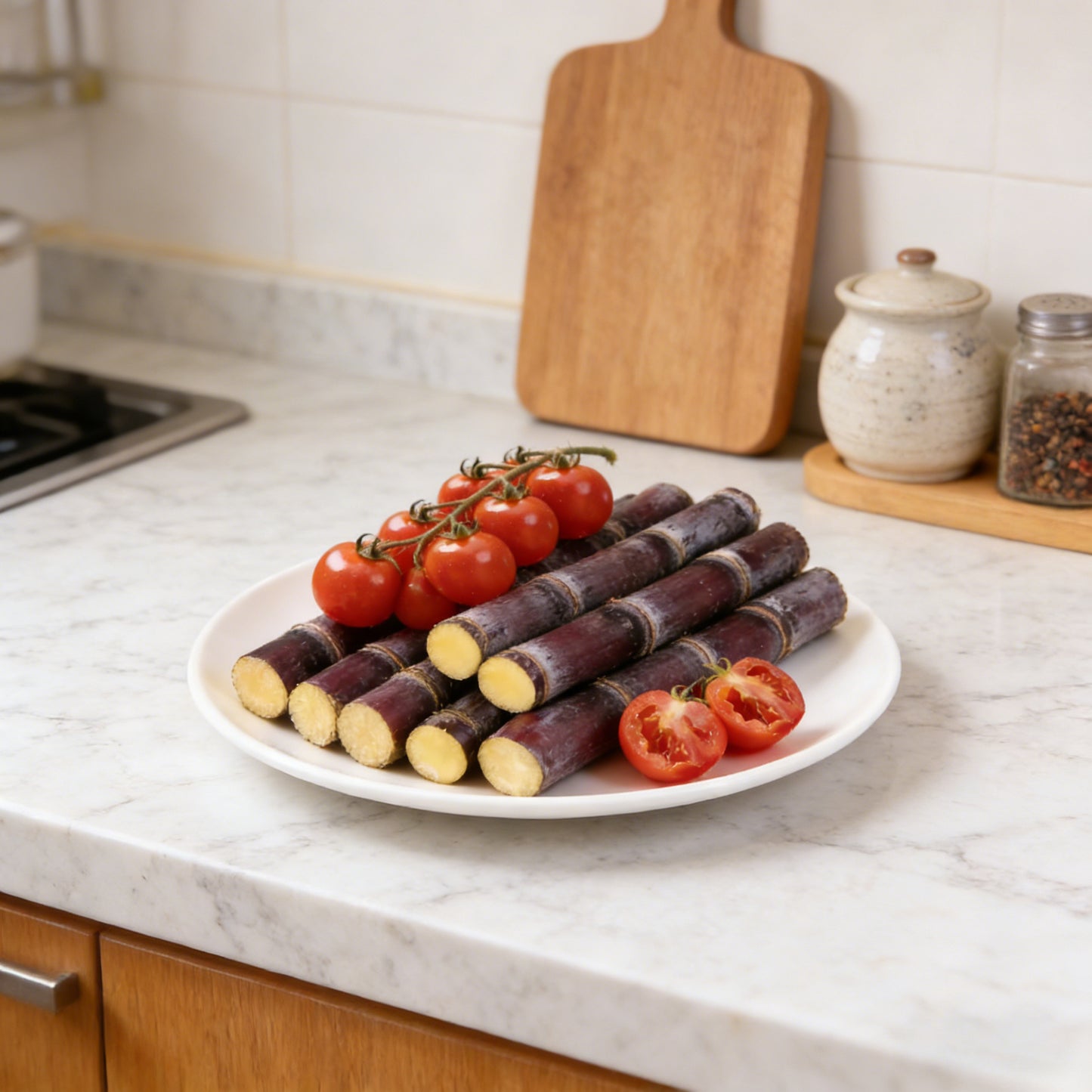 Dual Harvest Delight: 400 Sugar Cane + 100 Sweet 100 Tomato Bundle 🌱🍅