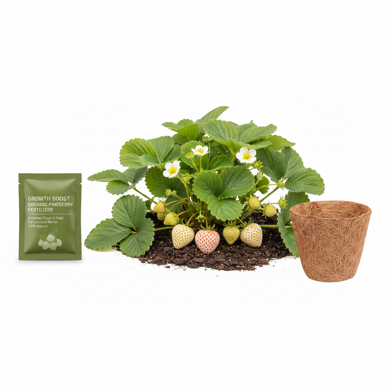 Rare Pink Pearl Strawberry Seeds