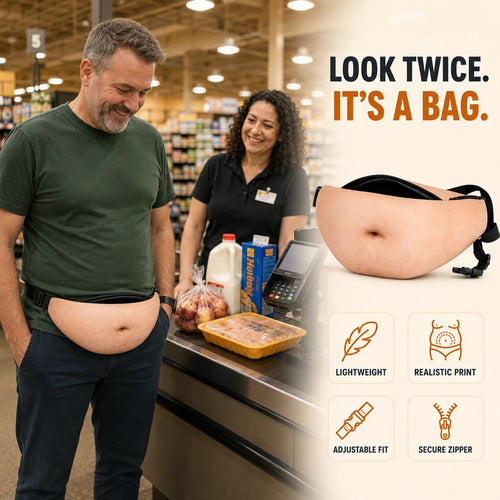 🍺 Dad Bag Fanny Pack & 3D Beer Belly Waist Pack