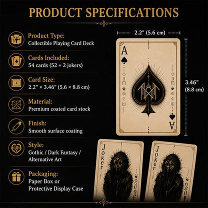 🃏 Sleep Token Playing Card Deck