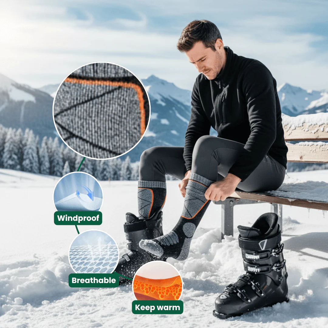 Winter Heated Socks – Rechargeable 4000mAh