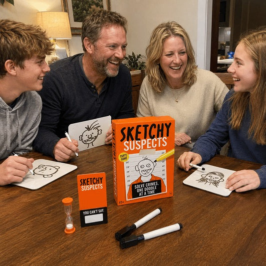 🚨 Sketchy Suspects Police Sketch Party Game✏️