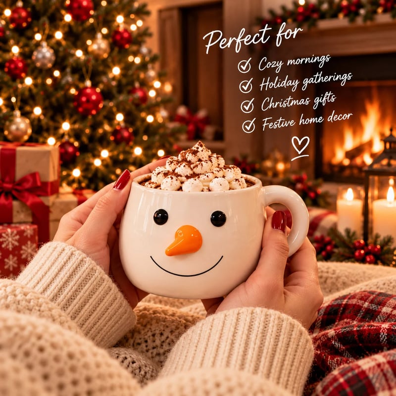 MugMates™ Christmas Mug Set — Sip & Stack