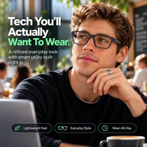 👓Even Realities G2 Smart Glasses – AI Heads-Up Display with Smart Ring Control for Everyday Life