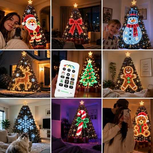 christmas tree light effect