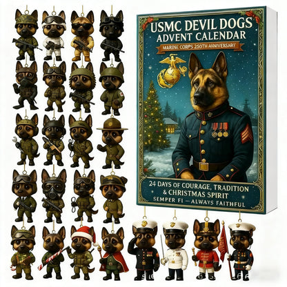U.S. Marine Corps 250th Anniversary "Devil Dog" 2025 Christmas Calendar