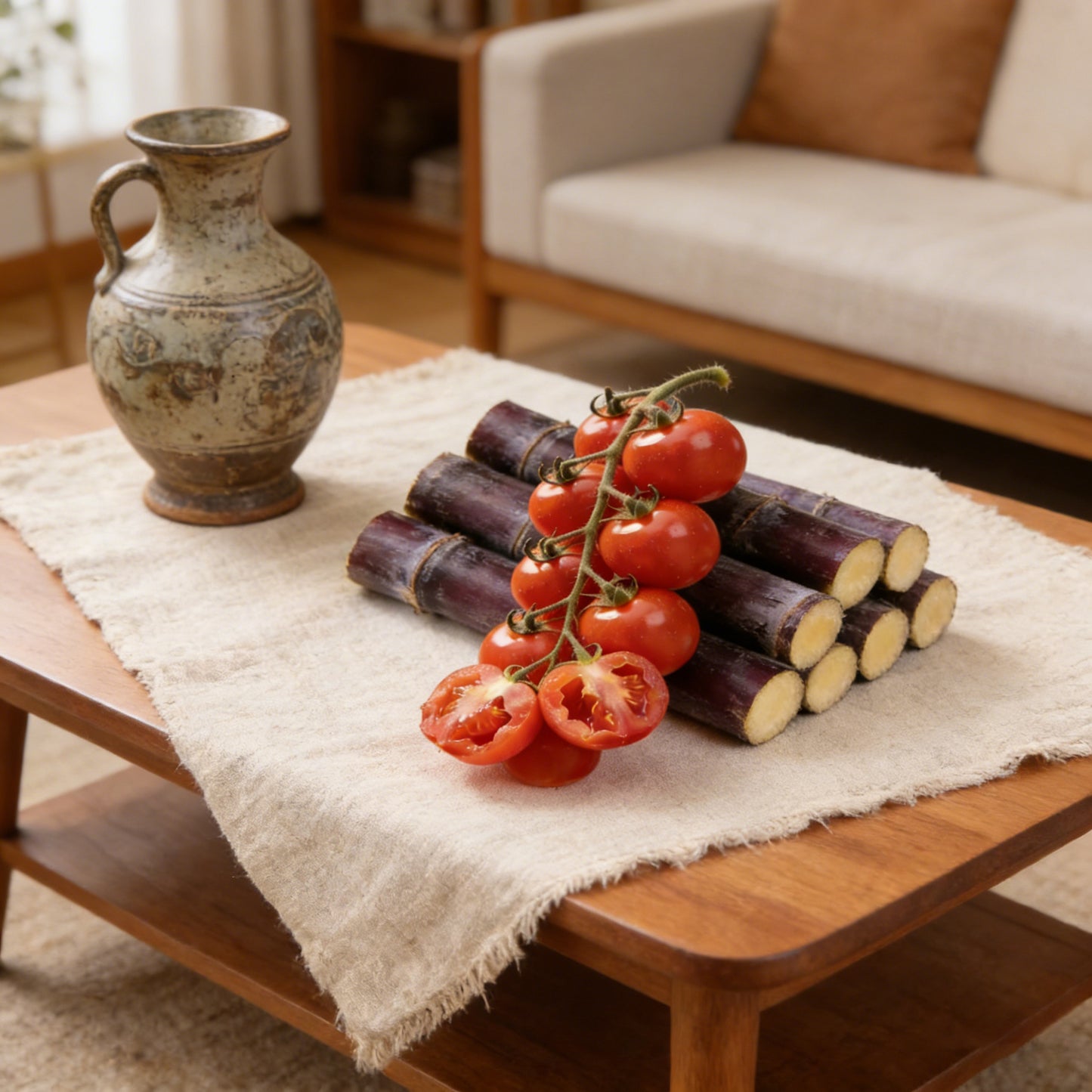 Dual Harvest Delight: 400 Sugar Cane + 100 Sweet 100 Tomato Bundle 🌱🍅