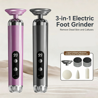 Multi-Function Electric Foot Grinder with 5 Speeds
