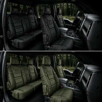 All in One Tactical Seat Covers with Pouches