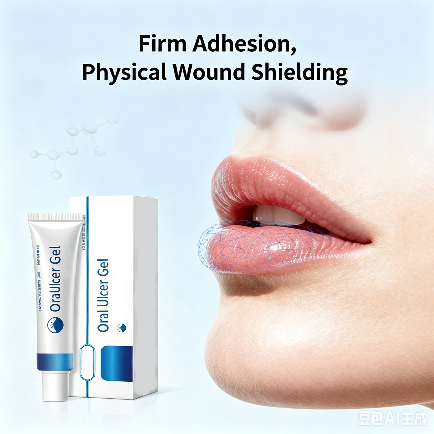 Medical Oral Repair Gel, Fast Relief for Mouth Ulcer & Inflammation