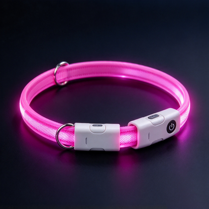 dht™⭐LED Light Up Dog Collar🌈Visible at a distance during the night
