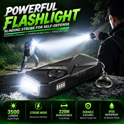 dht™⭐TA70 High-Brightness Tactical EDC Long-Range Battery-Operated Flashlight