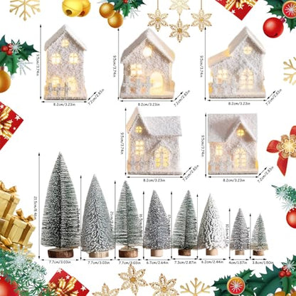 Christmas Village Sets with LED Light