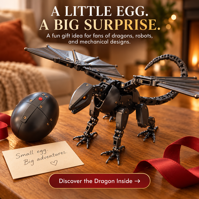 DragonMorph – Egg to Dragon Transforming Mechanical Toy