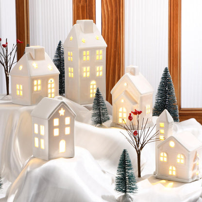 Christmas Village Sets with LED Light