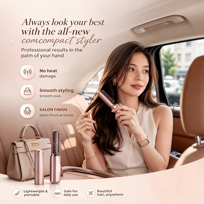 dht™⭐Wireless Rapid-Heating Portable Curling Iron❤️Always kept in a woman's small bag