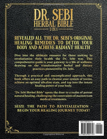 Dr. Sebi Herbal Bible 3 IN 1
