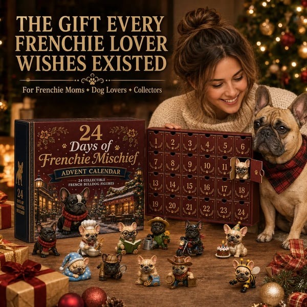 🐶 24-Day French Bulldog Christmas Advent Calendar