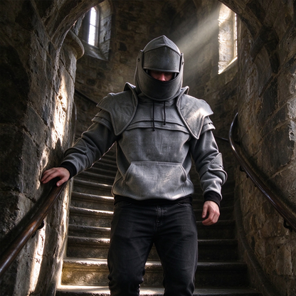 🛡️Knight Cosplay Hoodie – Medieval Fantasy Streetwear Pullover!