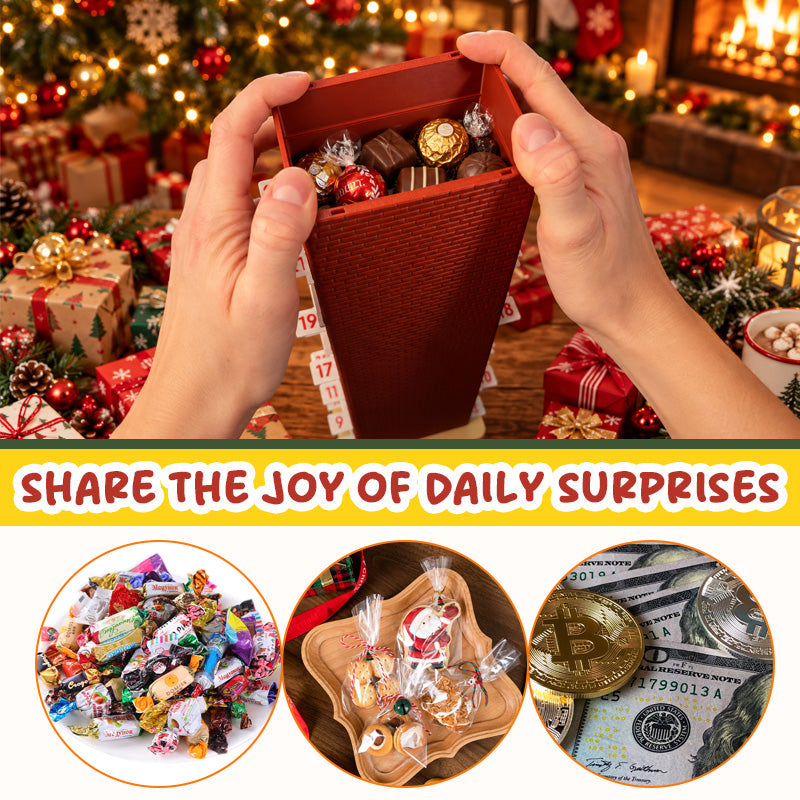 🎅 Chimney Drop Candy Advent Calendar 🍬 25-Day Interactive Christmas Countdown