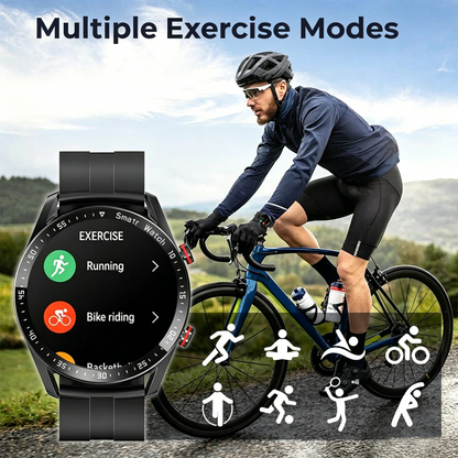 Multifunctional smartwatch Compatible with iOS and Android systems