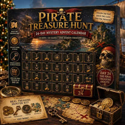 🎄24-Day Mystery Adventure Advent Calendar | Interactive Christmas Puzzle Game with 6 Story Themes, Hidden Clues & Hands-On Challenges 🧩
