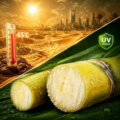 🌿 High-Yield Golden Sugarcane 🍯 Extra Sweet & Full of Juice