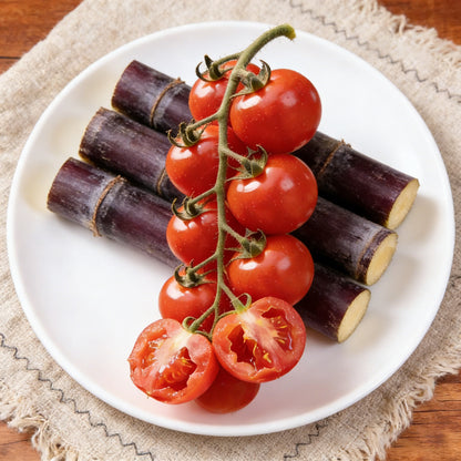 Dual Harvest Delight: 400 Sugar Cane + 100 Sweet 100 Tomato Bundle 🌱🍅