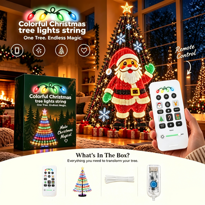 dht™⭐Better Than Neighbor's Tree🌲Smart Animated Christmas Tree Led Lights
