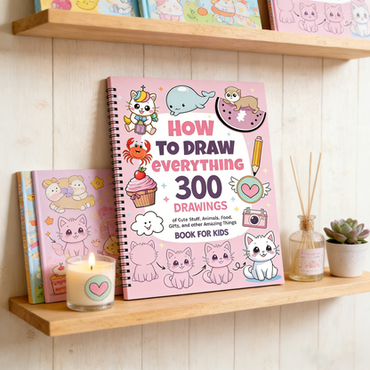 How To Draw Everything: 300 Drawings  Book For Kids